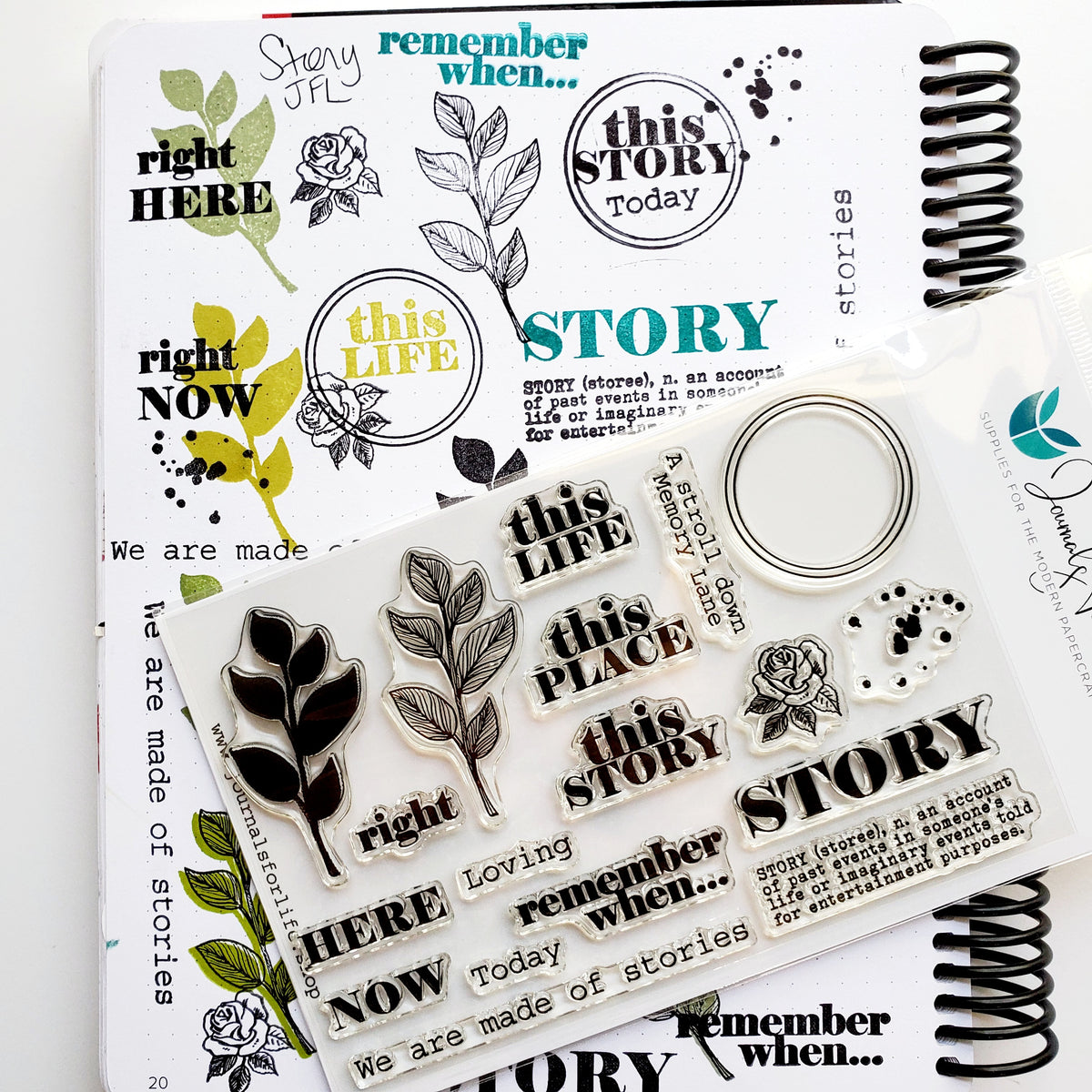 daily life planner stamps clear week day stamp notebook journal stamps