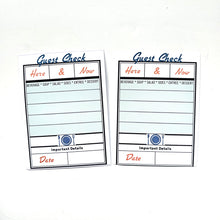 Load image into Gallery viewer, Guest Check 3x4 Printable