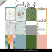 Load image into Gallery viewer, Nature's Palette | 3x4 and 4x3 Journal Cards and Dashboards | The Notebook Assembly™