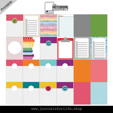 Load image into Gallery viewer, Spring Days | 3x4 Journal Cards and Dashboards | The Notebook Assembly™