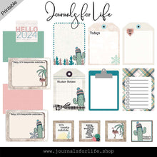Load image into Gallery viewer, Baby, it's temperate outside | January Digital Mini Kit | The Notebook Assembly™