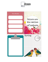 Load image into Gallery viewer, Spring Days | 3x4 Journal Cards and Dashboards | The Notebook Assembly™