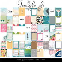 Load image into Gallery viewer, Tropical Cruise | Journaling Cardstock Pack 6x8