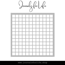 Load image into Gallery viewer, Grid | Waffle Cone| Stencil 6x6