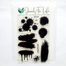 Load image into Gallery viewer, Paint Splatters 4x6 Foundations Stamp