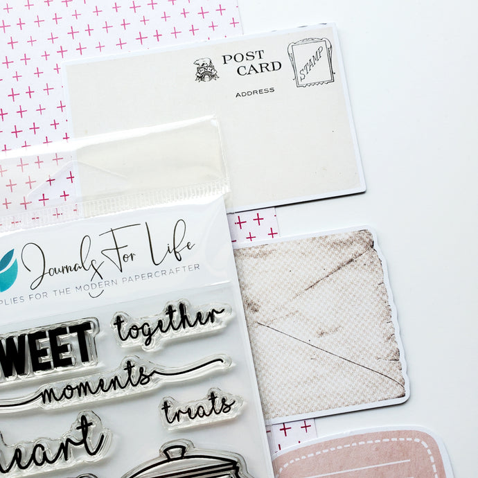 Make some Love Letters! Using the Sweet Shop die cuts and pocket die