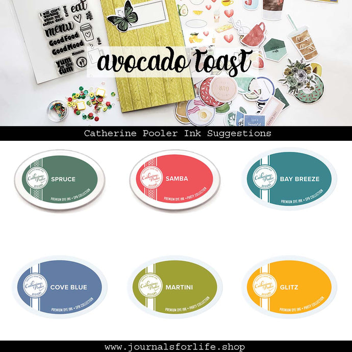 Avocado Toast - Catherine Pooler Matching Ink and Free Printables