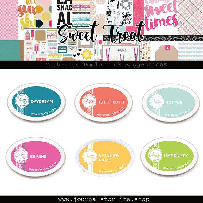 Catherine Pooler Ink Suggestions for the June 2022 Sweet Treats Collection