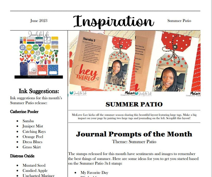 Inspiration Sheet | Summer Patio | June 2023