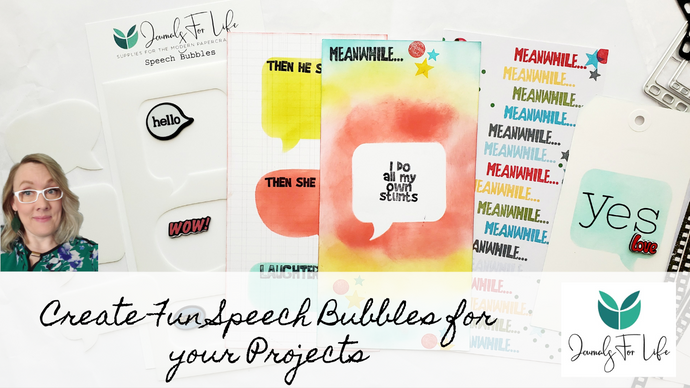 Speech Bubble Stencil Tutorial - Comic Kit