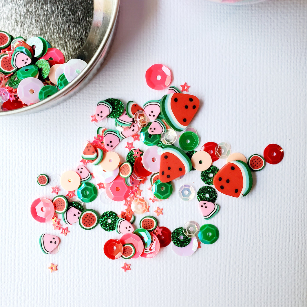 Sweet Summer Watermelon Sequin Pack
