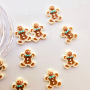 Mini Gingerbread Shaker Charms