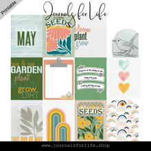 Load image into Gallery viewer, Nature&#39;s Palette | 3x4 and 4x3 Journal Cards and Dashboards | The Notebook Assembly™
