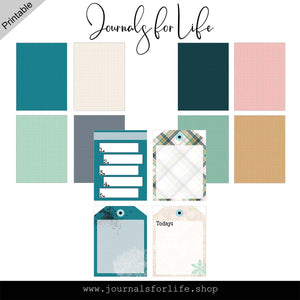 Baby, it's temperate outside | January Digital Mini Kit | The Notebook Assembly™