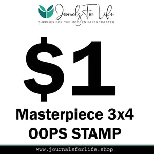 OOPS Masterpiece 3x4 Stamp