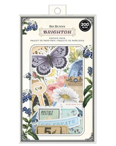 Brighton Paperie Pack 200 Paper Pieces & Washi Stickers | Bo Bunny