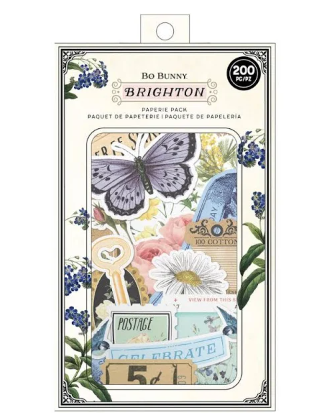 Brighton Paperie Pack 200 Paper Pieces & Washi Stickers | Bo Bunny
