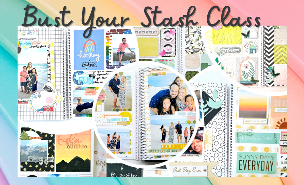 Bust Your Stash Notebook Assembly™ Style! | Class