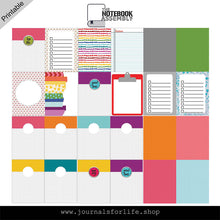 Load image into Gallery viewer, Spring Days | 3x4 Journal Cards and Dashboards | The Notebook Assembly™
