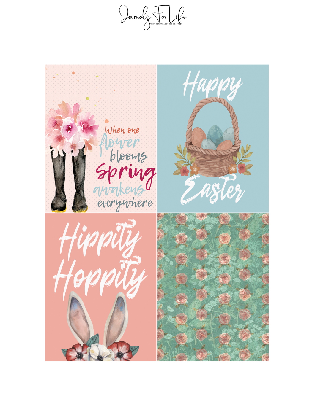 Hippity Hoppity | 3x4 Cards | The Notebook Assembly™