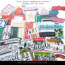 Load image into Gallery viewer, Peppermint Kisses | Vicki Boutin | Journaling Die Cuts
