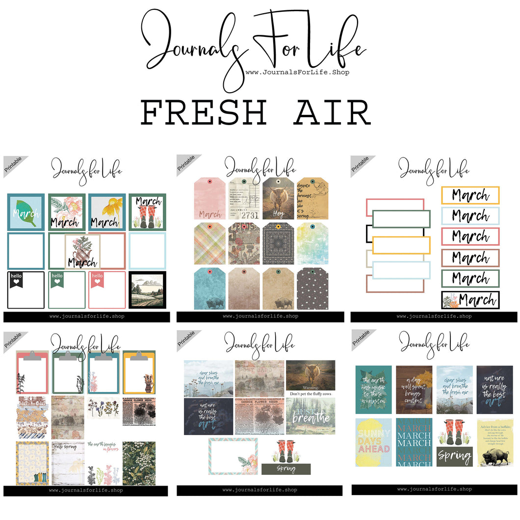 Fresh Air | Full Bundle Digital Kit | The Notebook Assembly™