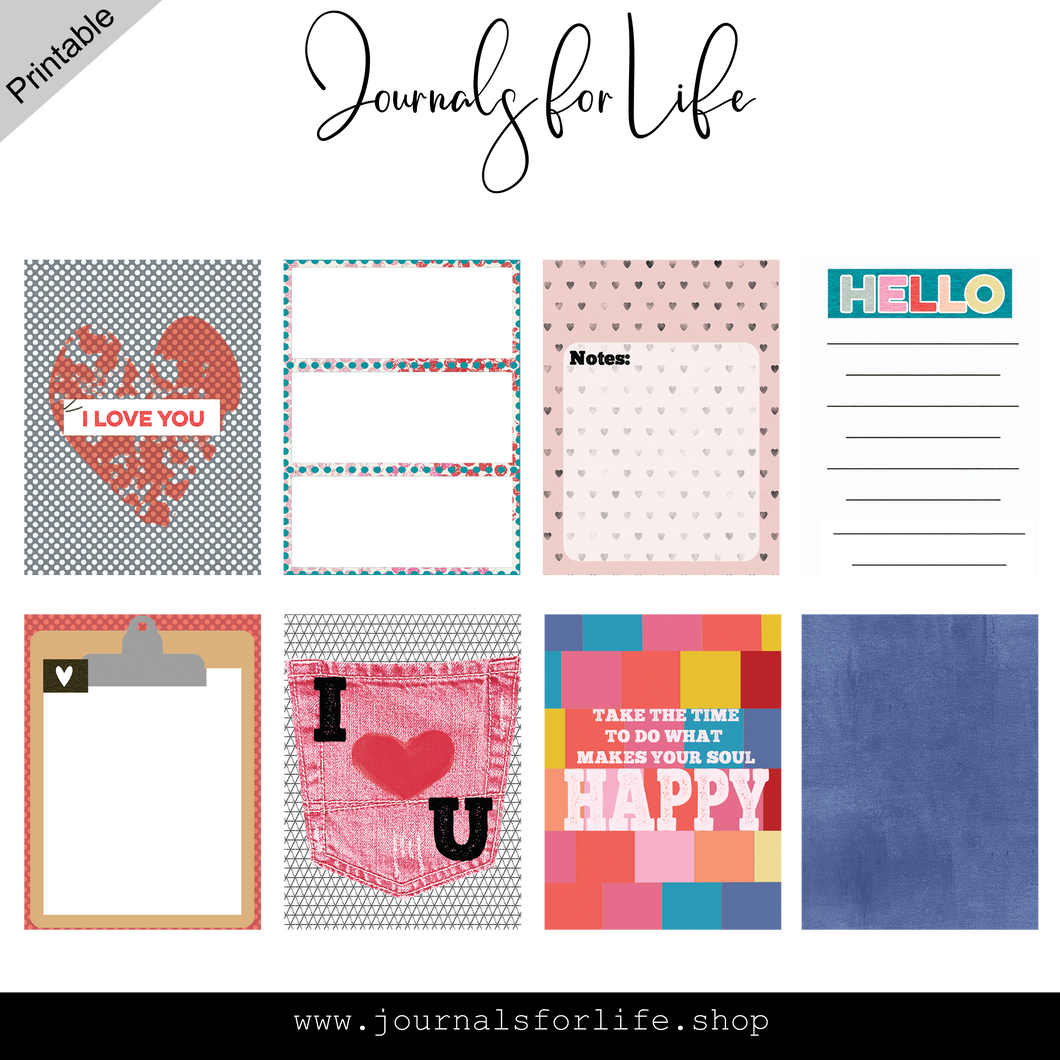 Dandy Denim | 3x4 Journal Cards | The Notebook Assembly™
