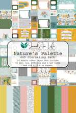 Load image into Gallery viewer, Nature&#39;s Palette | Journaling Cardstock Pack 6x9
