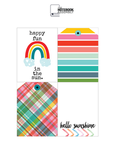 Spring Days | 3x4 Journal Cards and Dashboards | The Notebook Assembly™