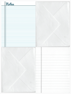 Mailroom | Journaling Cardstock Pack 6x8