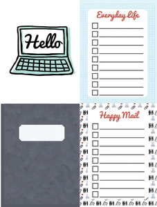 Mailroom | Journaling Cardstock Pack 6x8