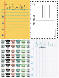 Mailroom | Journaling Cardstock Pack 6x8