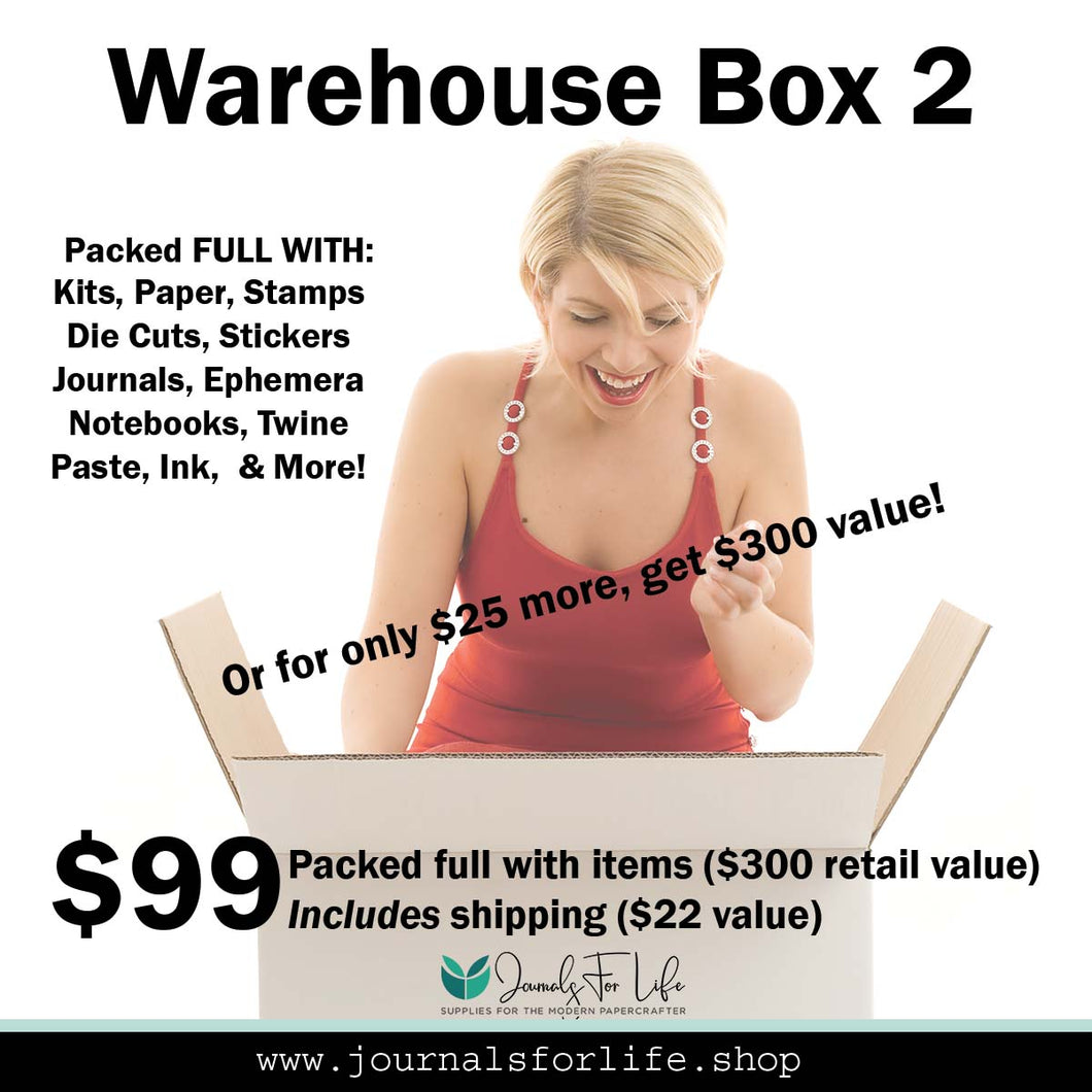 WAREHOUSE BOX $300 Retail Value Only $99! Use Code: FREESHIP