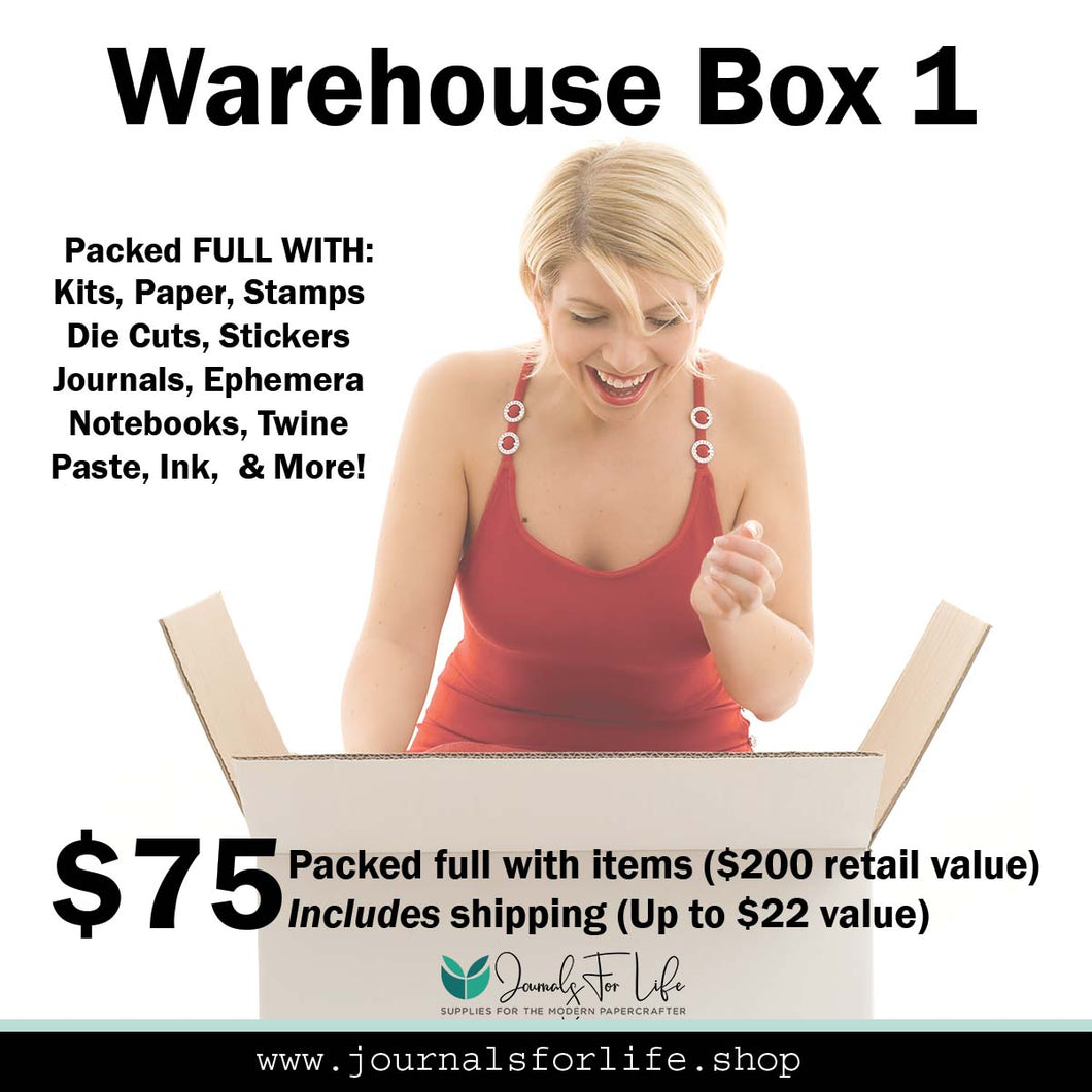 WAREHOUSE BOX $200 Retail Value Only $75! Use Code: FREESHIP