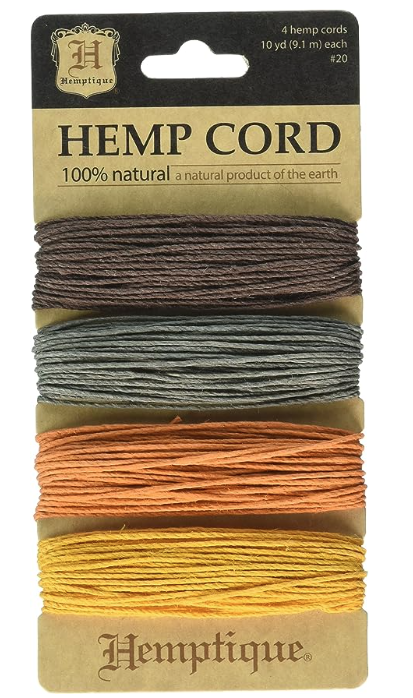Hemp Cord Card | Harvest