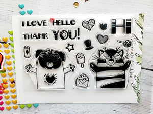 Hello You 4x6 Stamp