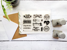 Load image into Gallery viewer, Handmade with Love 4x6 Stamp
