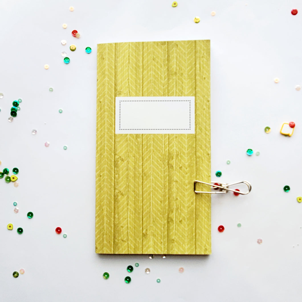 Everyday Travel Notebook Insert - Avocado Toast - Printed