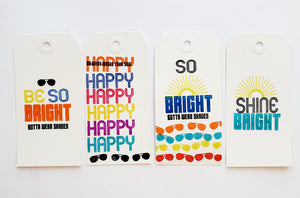 Be Happy 3x4 Stamp