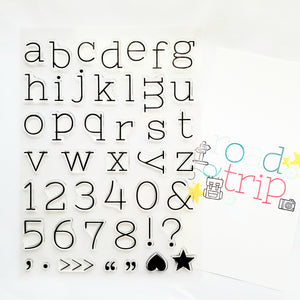Vivian Alphabet 6x8 Clear Stamp