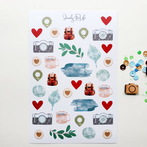 Backpack Sticker Sheet