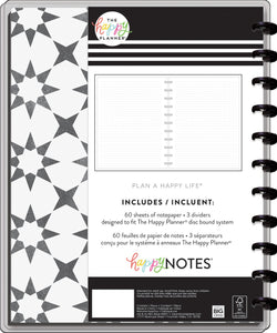 Happy Planner Big Notebook W/60 Sheets 8.5"X11"-Heartland