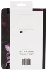 American Crafts Point Planner - Black Floral