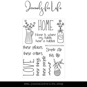 Simply Home 3x4 Stamp